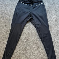 Déjenos Jugar Calle black medium sweat pants zippers