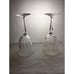 Tiffin Franciscan Elyse Water Goblets (pair) 7 1/2 Tall 3 1/2 Wide Exc Condition