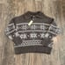 Grey bandit Warm Me Up Sweater in Brown/Ivory