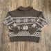 Grey bandit Warm Me Up Sweater in Brown/Ivory