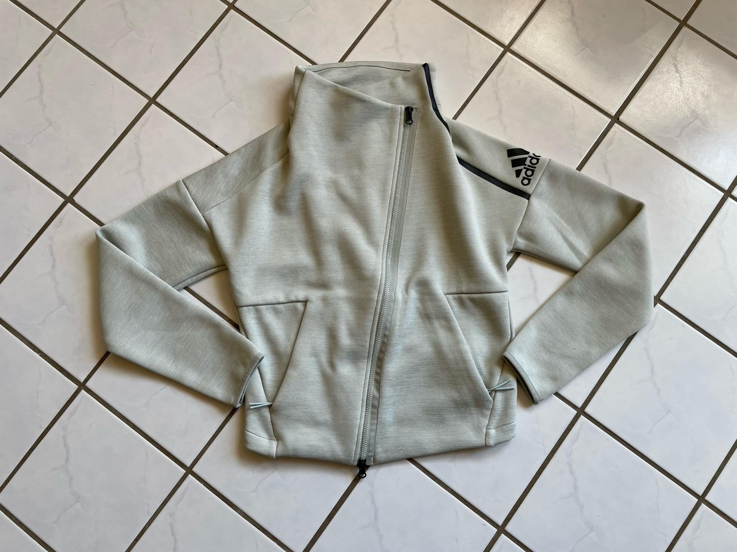Womens XS Athletic Jacket zip pockets / zip up #918 - Adidas