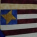 American Flag type Quilt 58 X 38 Very nice for a Wall Hanging