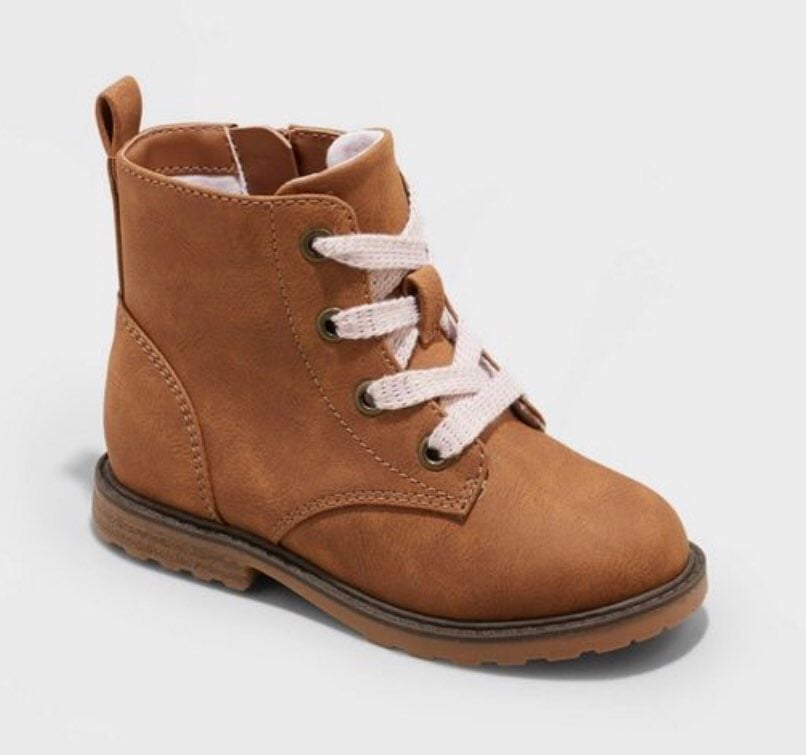 Cat & Jack Cognac Boots - Size 9 - NEW