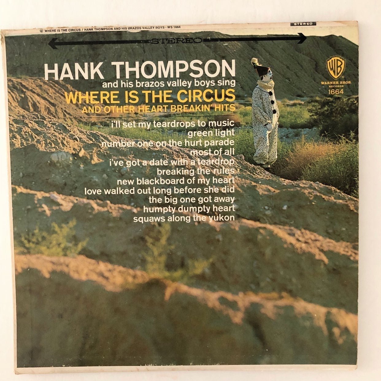 Hank Thompson Record Album