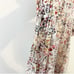 OffOn Floral Pink Drawstring Tie Midi Dress Size XS