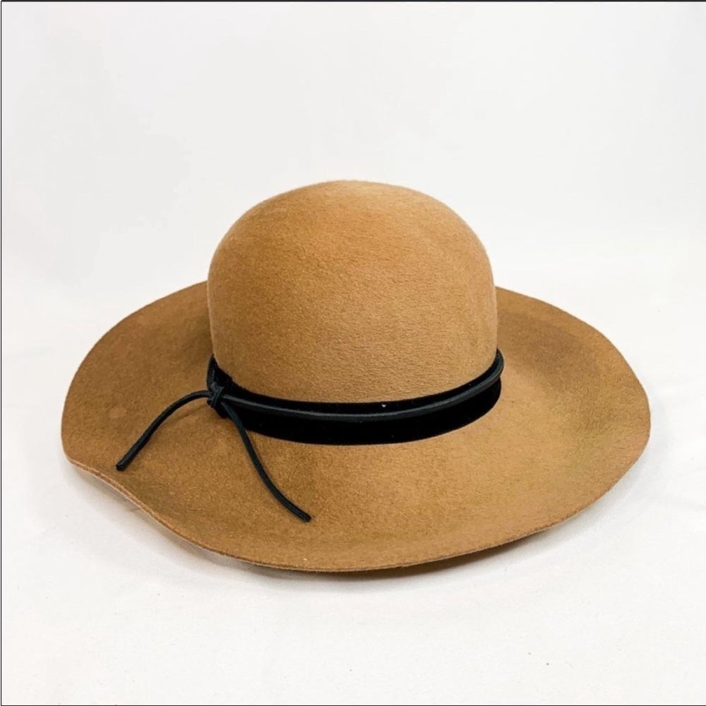 RAG & BONE New York Tan / Black Cloche Wool Hat