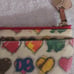 DOONEY & BOURKE VINTAGE RAINBOW HEARTS COIN PURSE