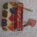 DOONEY & BOURKE VINTAGE RAINBOW HEARTS COIN PURSE