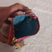 DOONEY & BOURKE VINTAGE RAINBOW HEARTS COIN PURSE