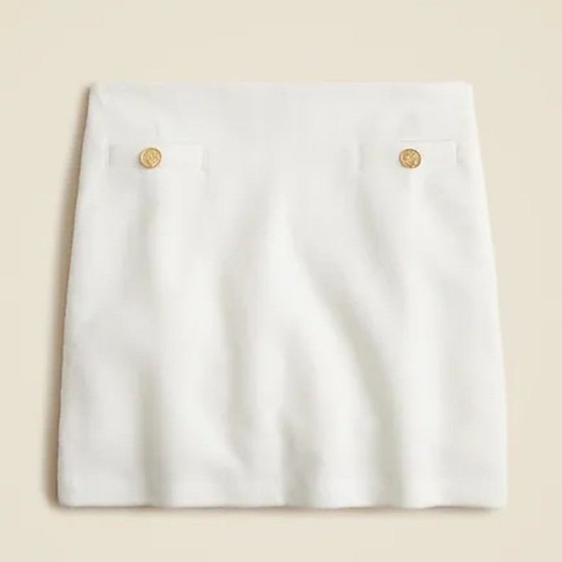 NWT J.Crew Textured Mini Skirt
