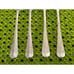 Gorham ETHAN ALLEN Stainless 4 Salad Forks Satin Flatware E32VG