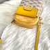 Michael Kors MK Sloan Editor SM TopZip Front Pocket Ph Logo Jacquard Crossbody.