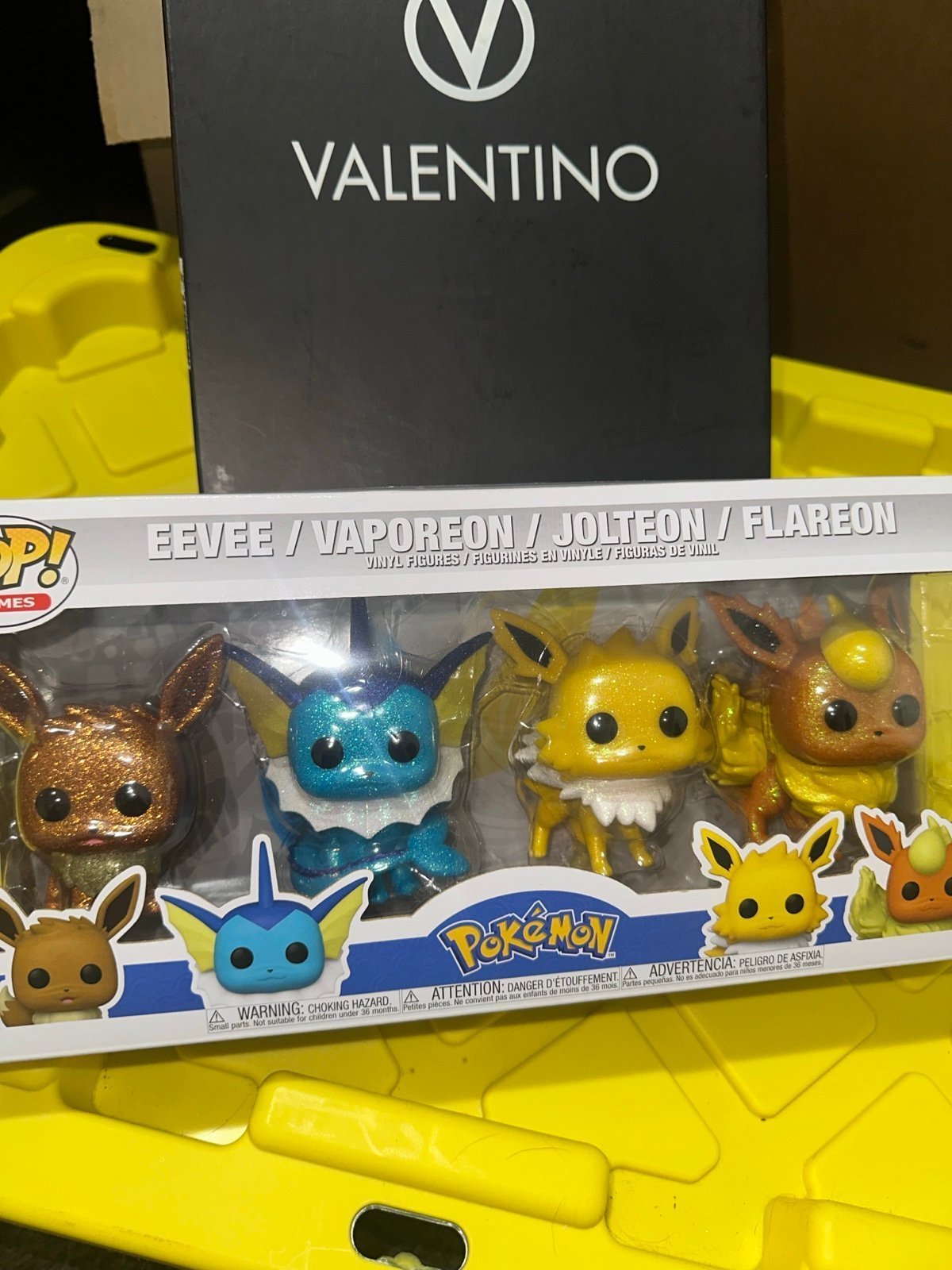 CUSTOM MADE•DIAMOND•EEVEE EVOLUTION 4-PACK• FUNKO POP