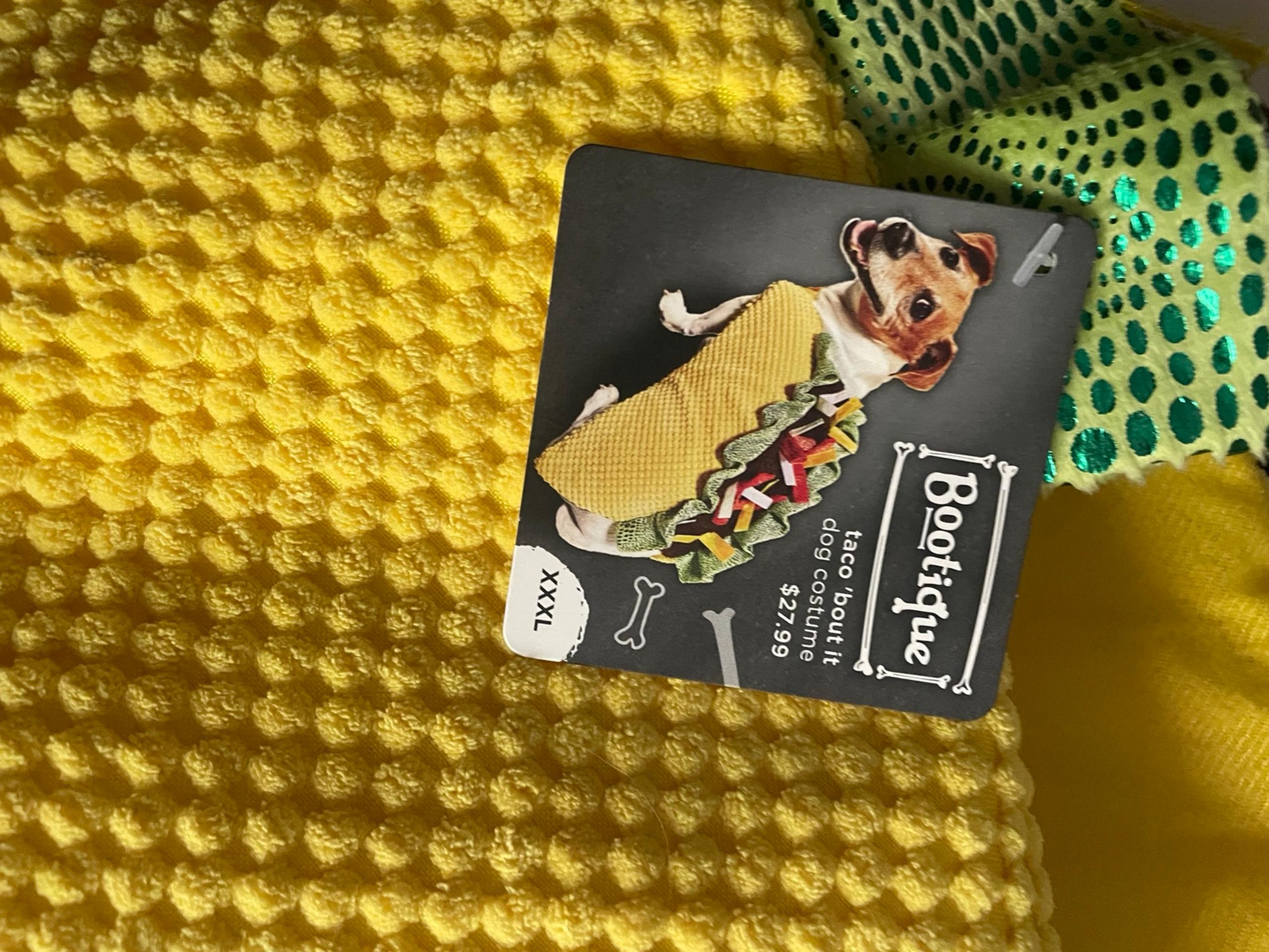 Xxxl taco dog costume