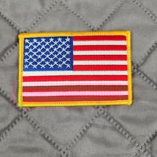 Lot of 37 American Flag Iron On Patches Applique Clothing Backpacks Vest Hats