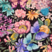 218 NWT Johnny Was cross back one piece floral Swimsuit black/multi Small