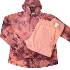 New Nordstrom Bundle BP Tie Dye Hoodie & Sweatpants Loungewear Set