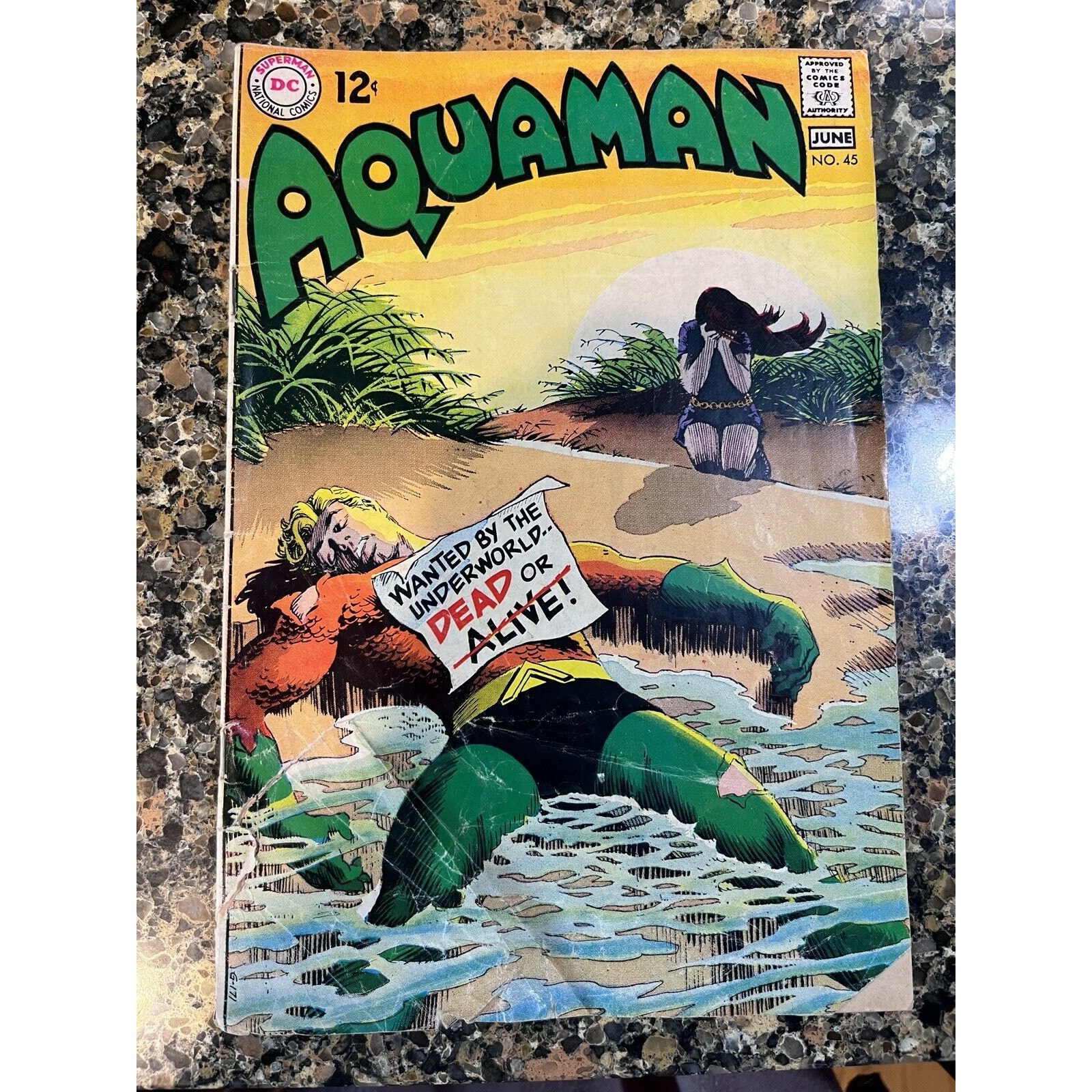 Aquaman (1st Series) #45 FN. May-June 1969. Silver Age.