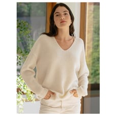 Jenni Kayne Cabin Sweater in Ivory