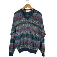 Vintage St Croix Knits Men's Size Medium Multicolor Lightweight Pullover Sweater