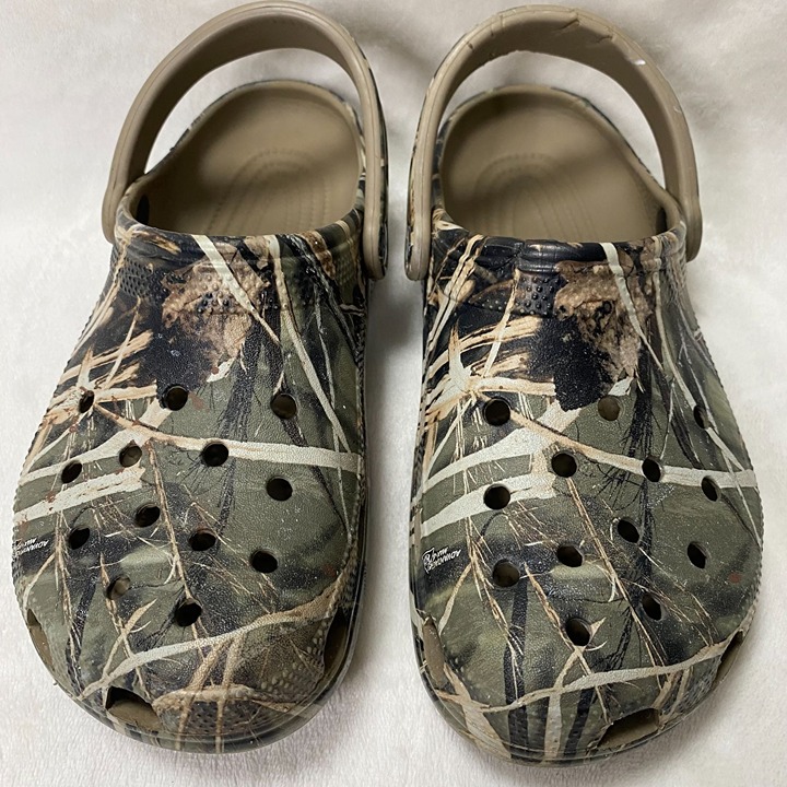 Unisex Crocs Realtree Camo Slip-On Clogs Size Unisex 7-9