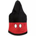 NWT. Disney Mickey Fleece Pet Hoodie. Dog costume. East on and off Velcro