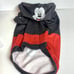 NWT. Disney Mickey Fleece Pet Hoodie. Dog costume. East on and off Velcro