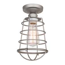 Ajax Collection Indoor Ceiling Mount in Galvanized Steel