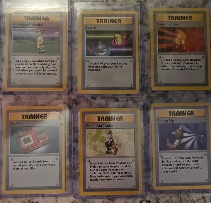 Pokemon Base Set Shadowless Card Lot
