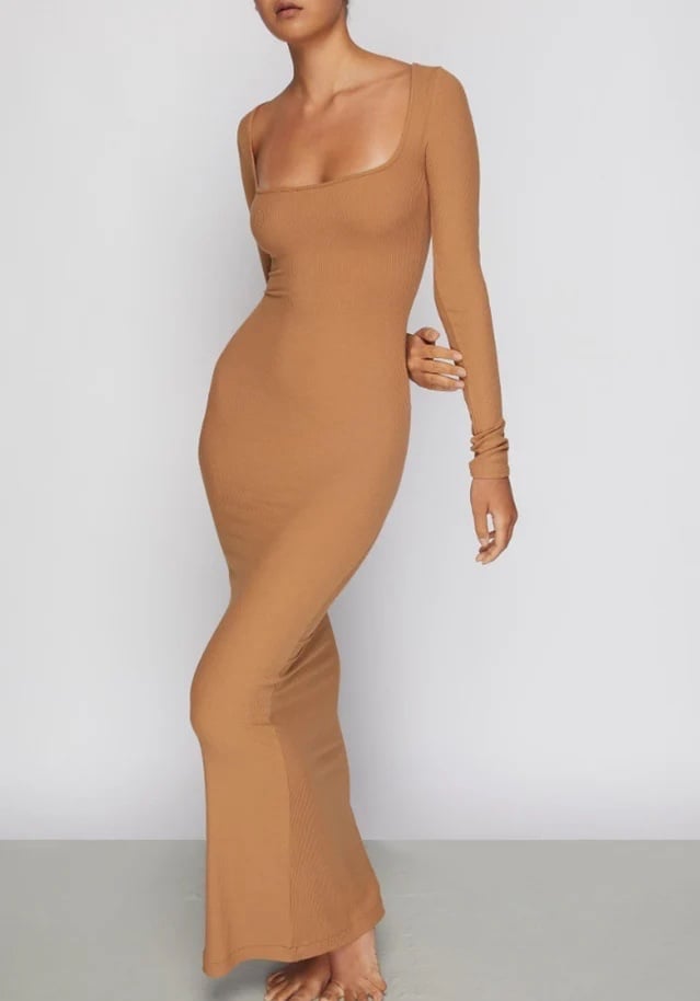 Skims Soft Lounge Long Sleeve Dress