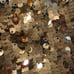 NWT Alice + Olivia Brenna Gold Sequin Puff-Sleeve Crop Top Size 8