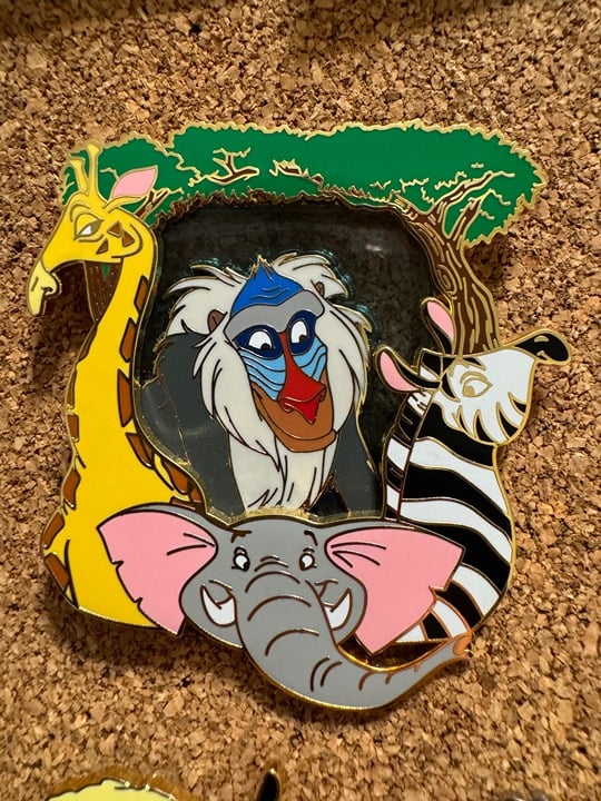 Disney Studio Store Hollywood DSSH - The Lion King - Stained Glass Rafiki LE Pin