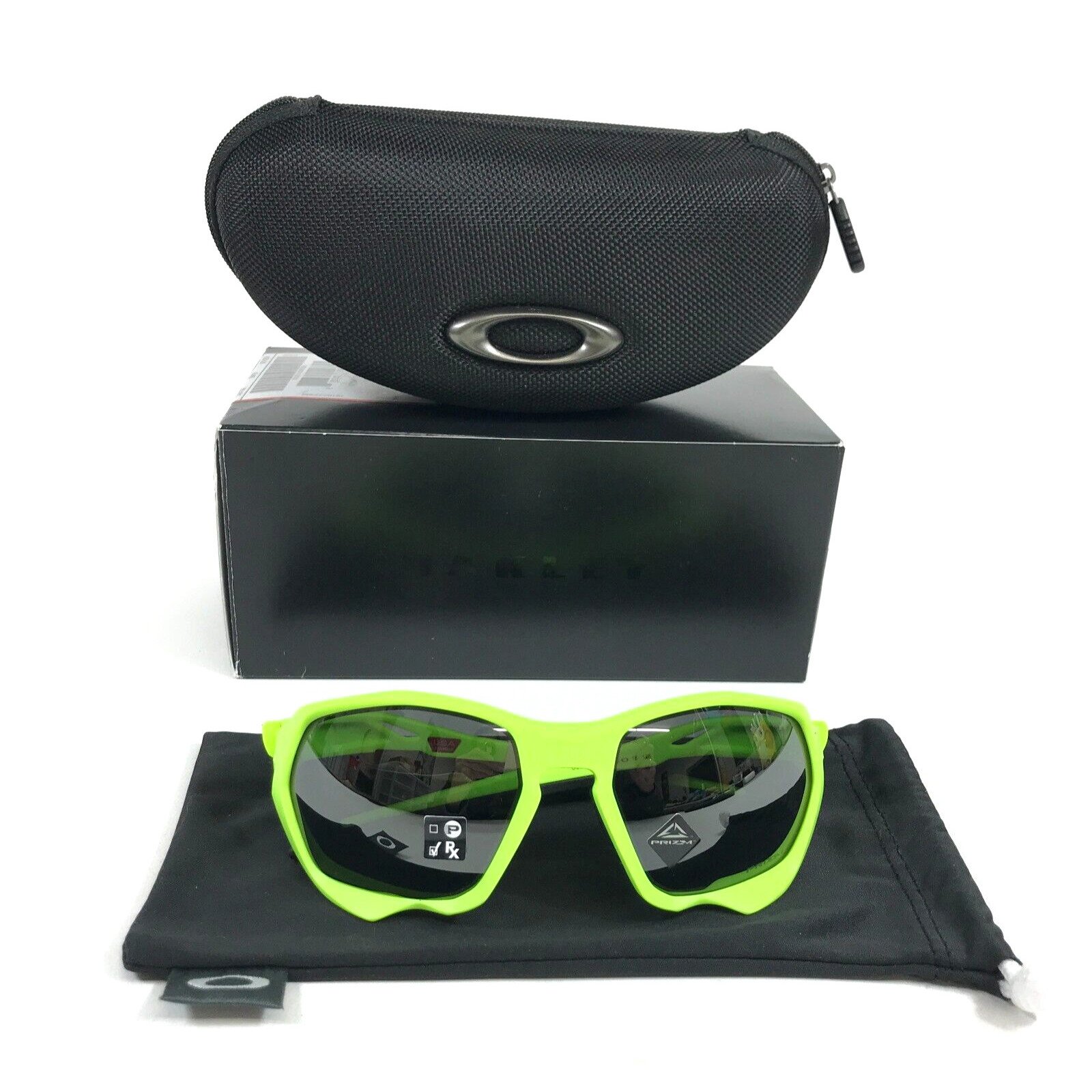 Oakley Sunglasses Plazma OO9019A-0459 Matte Retina Burn Asian Fit w/ Prizm Black