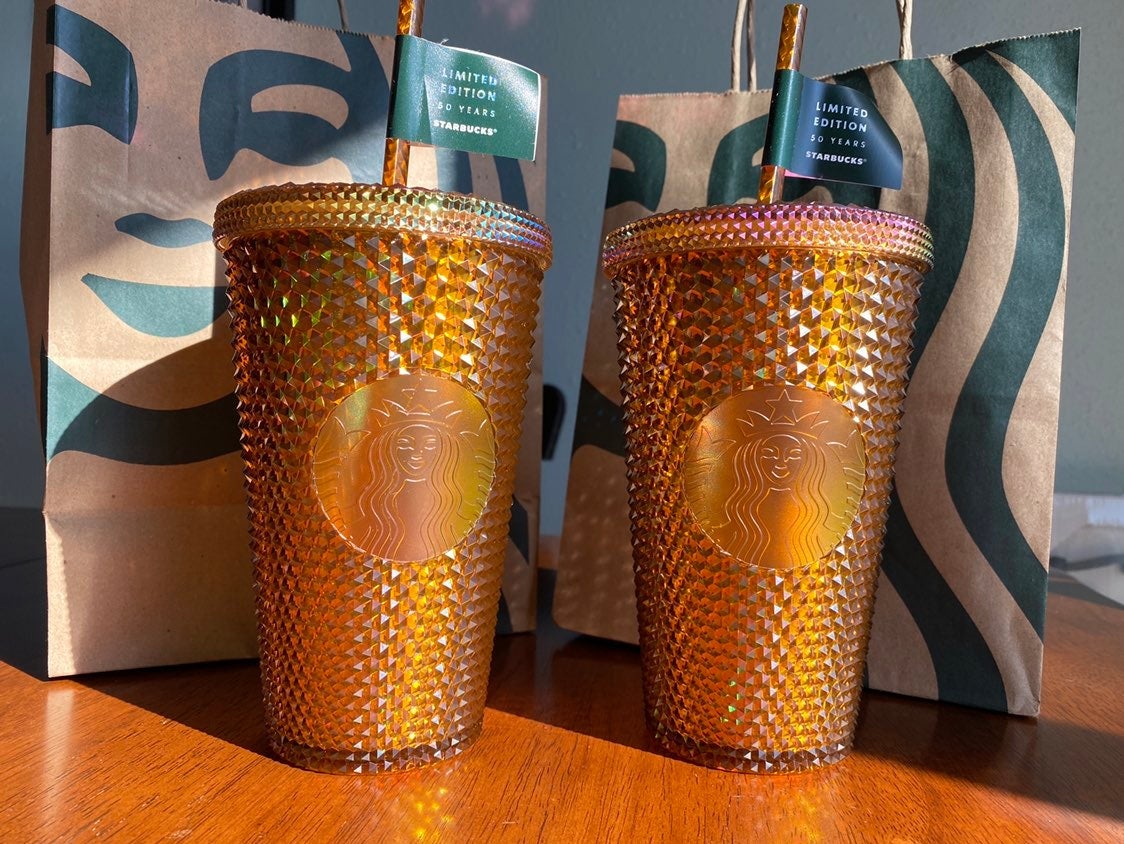 Set of 2 Starbucks 50th Anniv. Tumbler