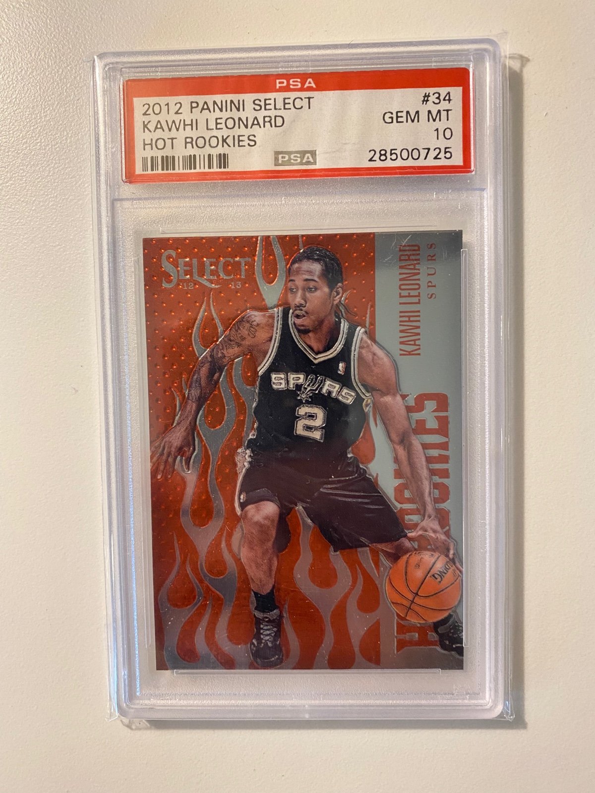 2012 Panini Select Kawhi Leonard Hot Rookies PSA 10