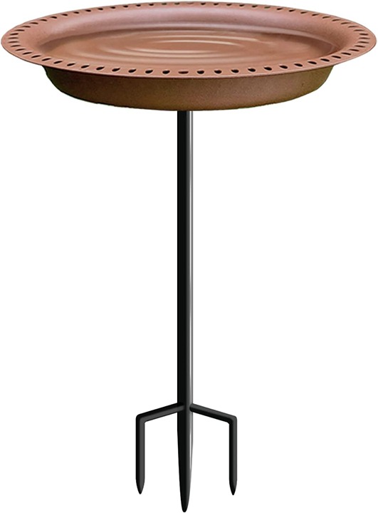 Freestanding Birdbaths Bowl, Detachable Chocolate