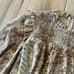 Endless Rose Women's Gold Snakeskin Print Smocked Minidress Size L