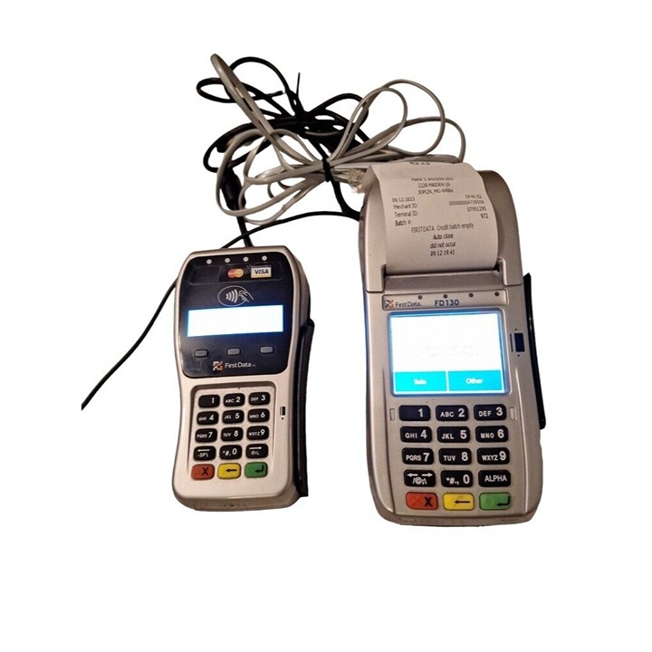 First Data FD130 DUO Credit Card Machine with FD35 PINpad *REPLACEMENT* TESTED