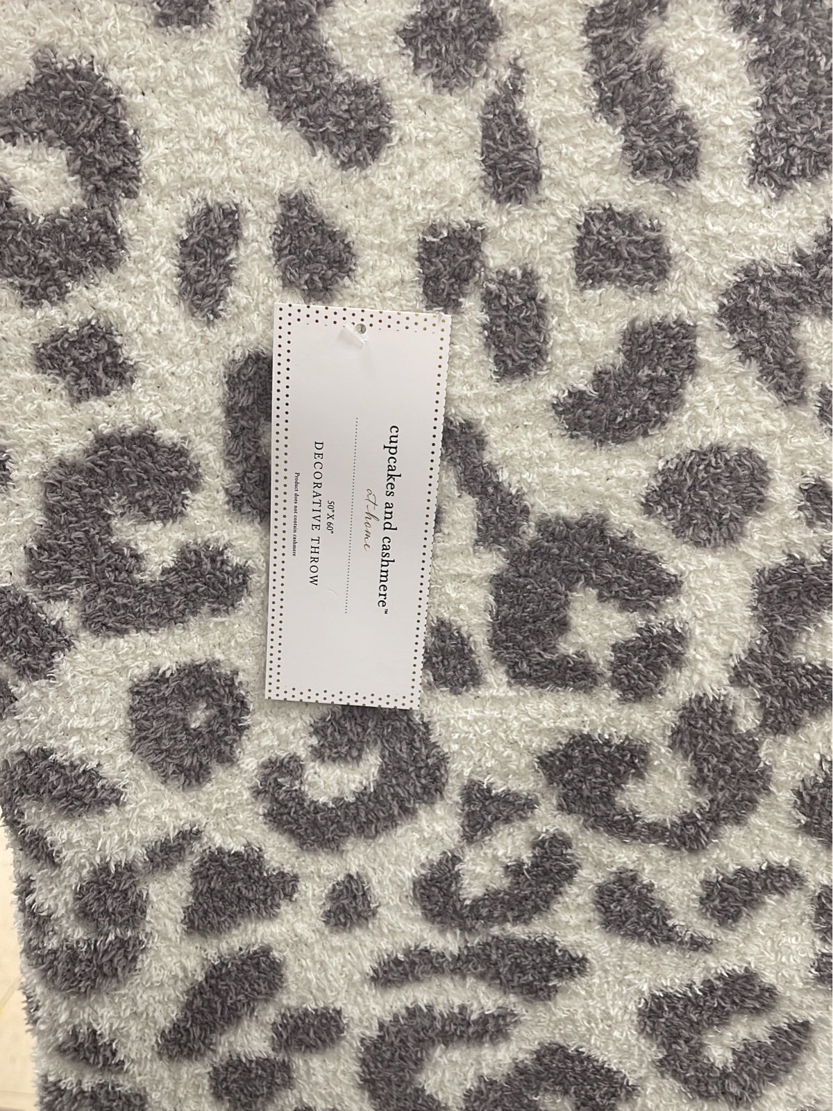 Cupcakes And Cashmere Leopard Print Blanket