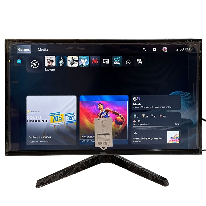 onn. 24 FHD (1920 x 1080) 75hz Office Monitor, includes 4.8ft HDMI cable