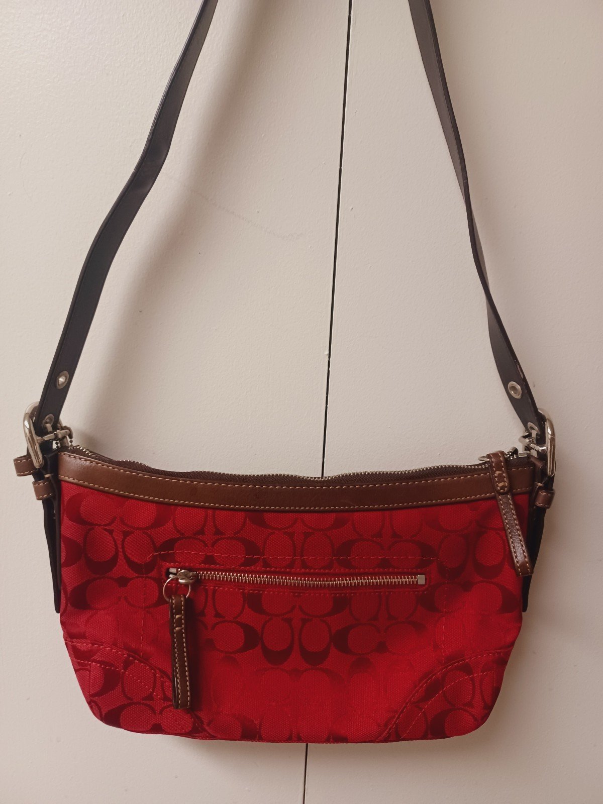 Coach Vintage Signature Red Bag