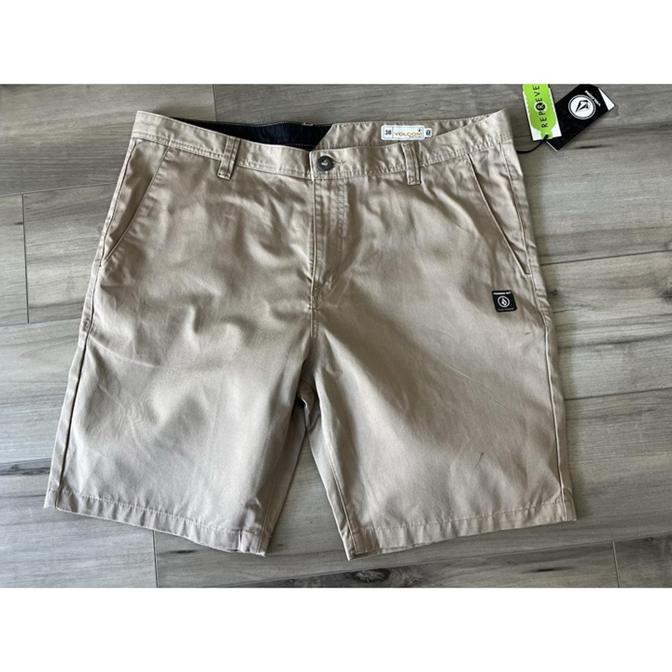 VOLCOM FRCKN Drifter 20 Short Khaki size 38 New $38 Casual Men's Board Short