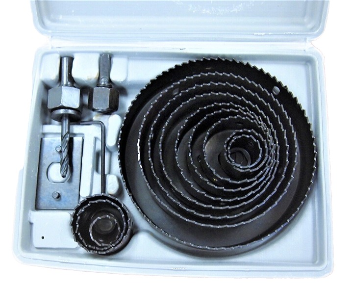 16pc Hole Saw Cutter Set 3/4 - 5 Wood Plastic Sheet Metal