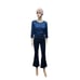 Mother Womens 23 Cropped Flare Jeans The Doozy Not Guilty Black Mid Rise Stretch