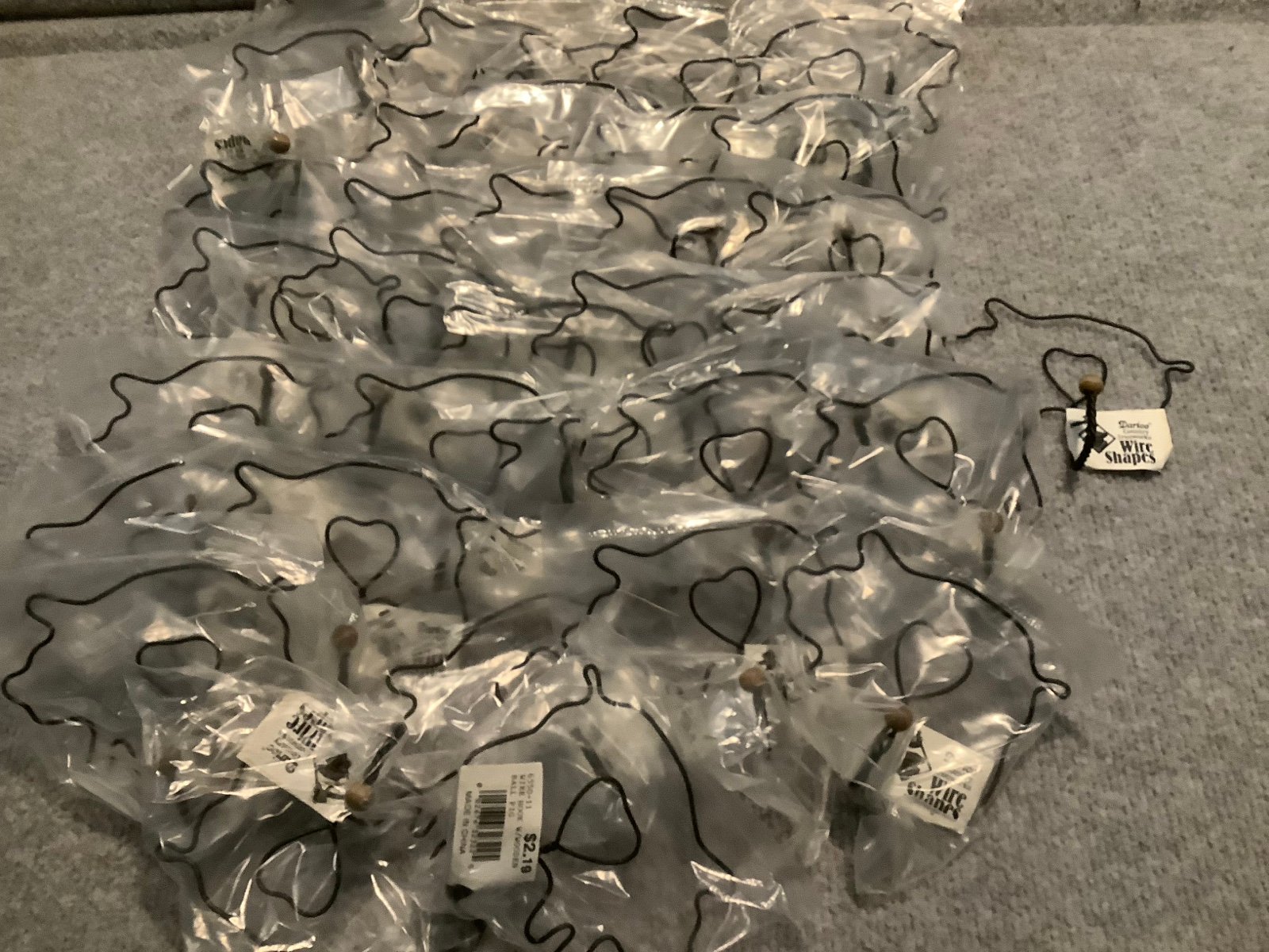 Darice Iron Wire Shapes Pig Hangers Huge Lot 40 open offers