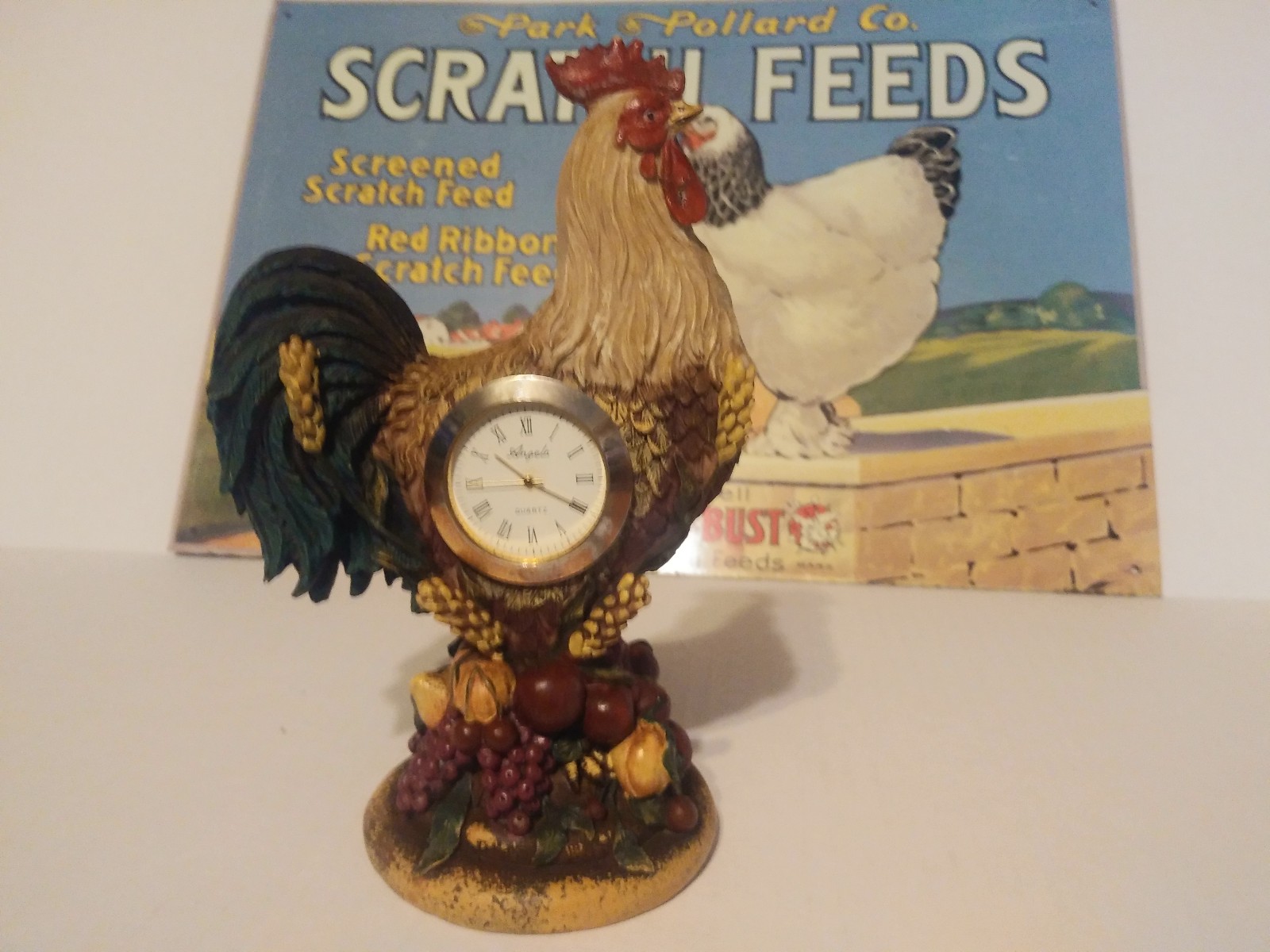 Vintage Rooster Clock