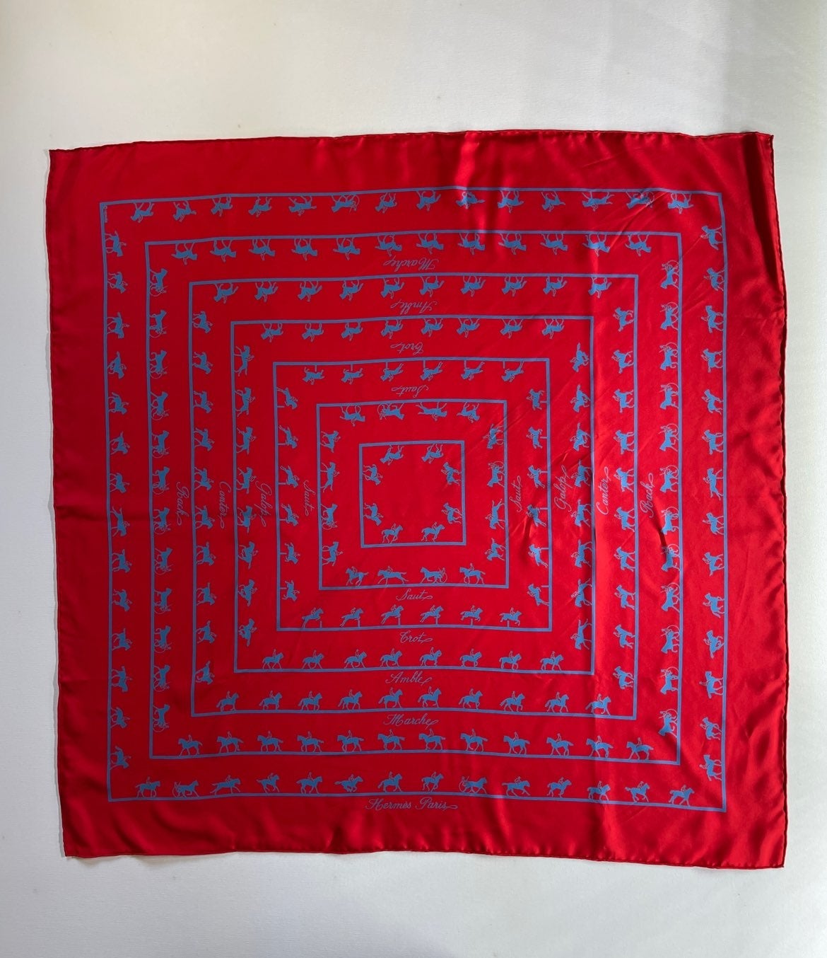 Hermes silk scarf Les Allures