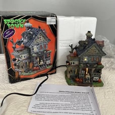 Spooky Town Neighborhood House Zombie Michael’s House Village Halloween Lemax