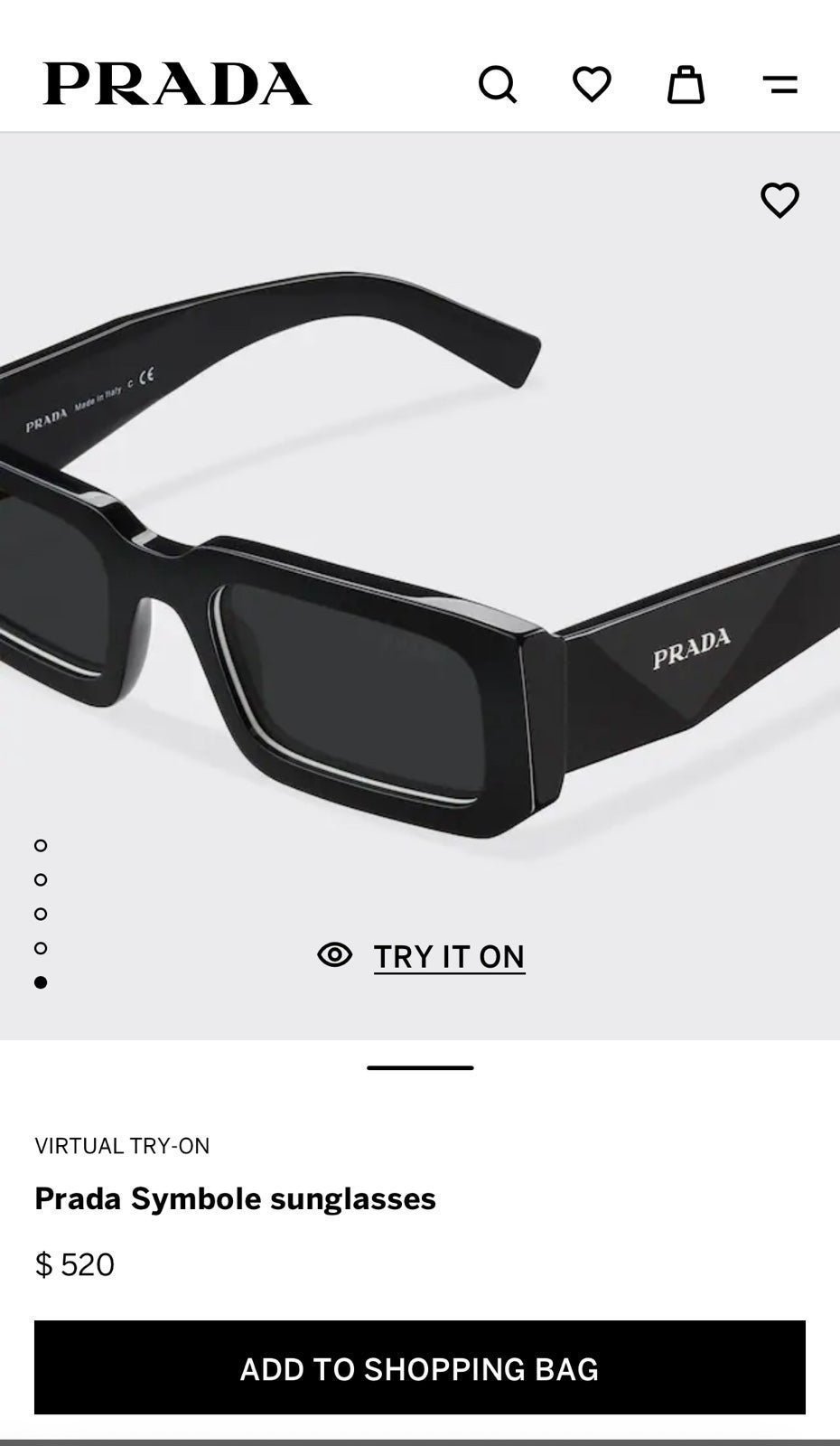 100% AUTHENTIC PRADA Symbole sunglasses