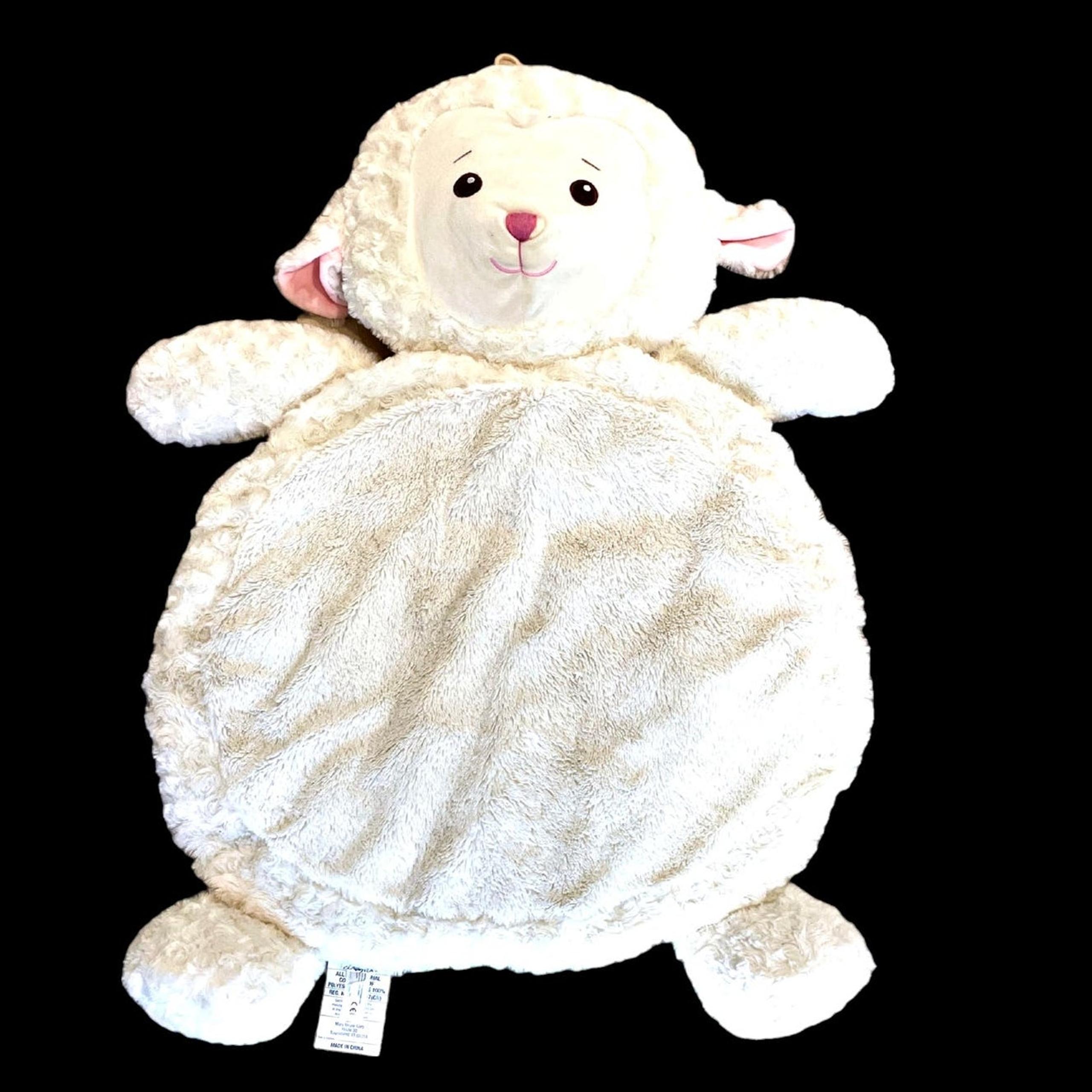 Mary Meyer Bestever Baby Infant Tummy Time Buttery Soft Plush Lamb Floor Mat